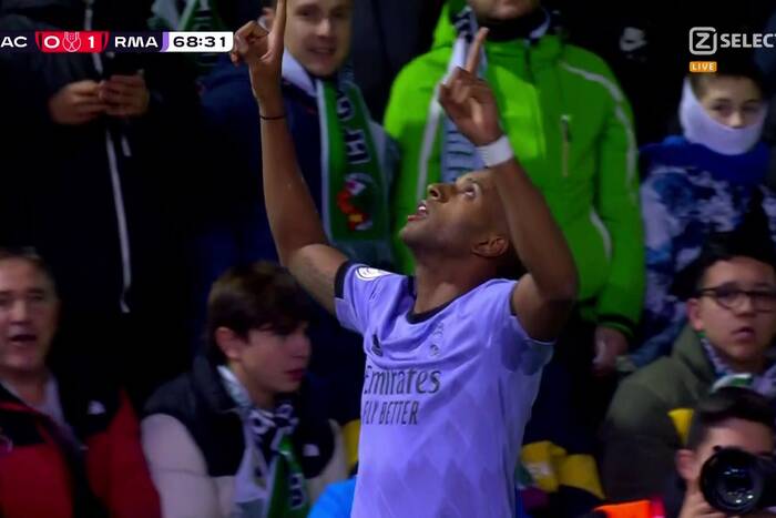 Real Madryt wymęczył zwycięstwo z czwartoligowcem. Przesądził błysk Rodrygo [WIDEO]