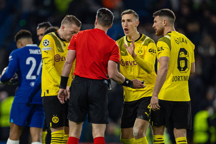 "Arogancki człowiek. Przyłożył rękę do porażki". Niemcy oburzeni pracą sędziego w meczu Chelsea - Borussia