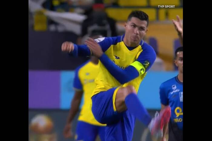 Cristiano Ronaldo wpadł w szał. Portugalczyk był wściekły na sędziego [WIDEO]