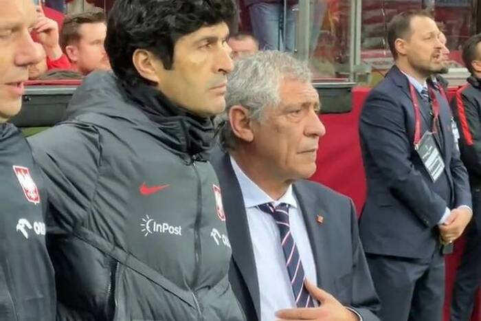 Tak Fernando Santos zachował się podczas odgrywania hymnu Polski. "Jest już nasz" [WIDEO]