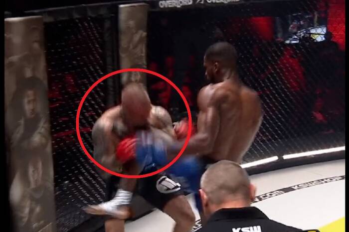 Potężny nokaut na KSW 82. Polak powalony ciosem kolanem [WIDEO]