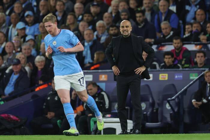 Spięcie Guardioli i De Bruyne w trakcie meczu z Realem. "Zamknij się!" [WIDEO]