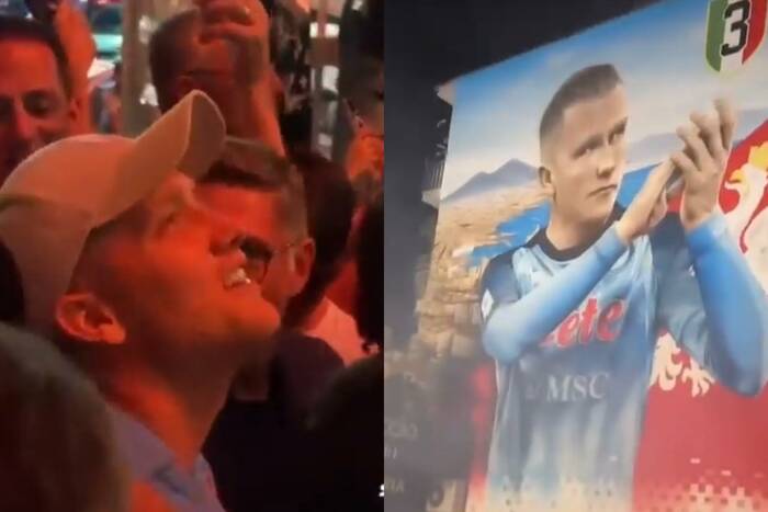 Piotr Zieliński uhonorowany przez kibiców Napoli. Zrobili mural z jego podobizną [WIDEO]