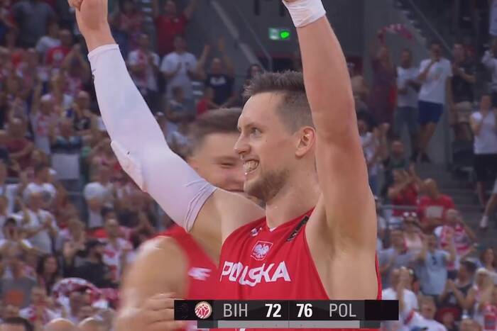 Polscy koszykarze w grze o Igrzyska Olimpijskie w Paryżu! Bezcenne zwycięstwo biało-czerwonych! [WIDEO]