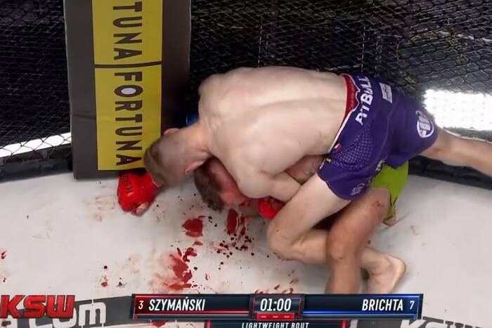 Brutalna walka podczas KSW 87. W klatce lała się krew [WIDEO]