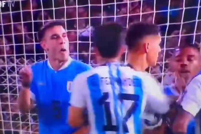 "Obciągasz Messiemu". Urugwajski pomocnik zagotował się w meczu z Argentyną, ostra odpowiedź gwiazdora [WIDEO]