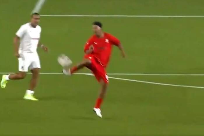 Ronaldinho znów czarował na boisku. Legenda futbolu pokazała wielkie umiejętności [WIDEO]