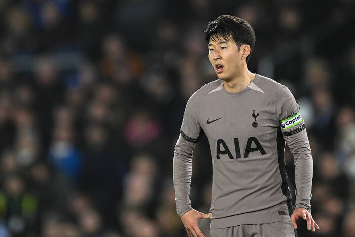 Heung-min Son w meczu Tottenhamu z Brighton