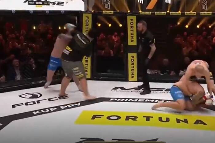 Szalone starcie na Prime MMA. Czterech zawodników w klatce, mocne zakończenie walki [WIDEO]