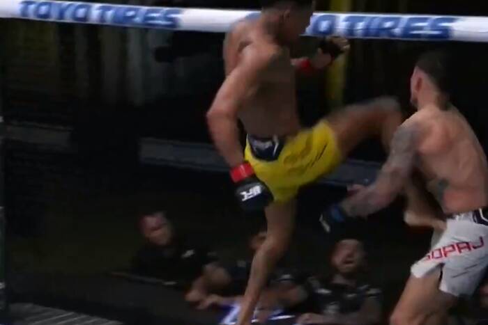 Nokaut roku już w marcu?! Fenomenalne zakończenie walki na gali UFC [WIDEO]