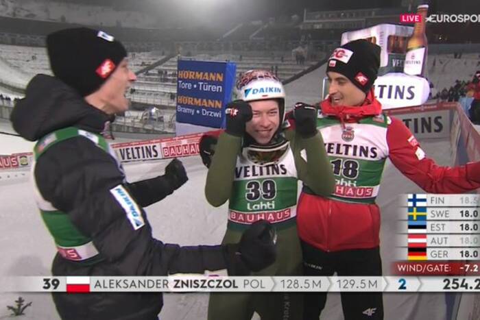 Aleksander Zniszczoł na podium w Lahti! Najlepszy wynik Polaka w karierze Aleksander Zniszczoł na podium w Lahti! Najlepszy wynik Polaka w karierze