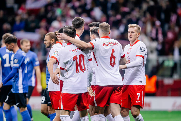 Reprezentacja Polski w finale baraży o EURO 2024! 5:1 na Narodowym, Estonia zdeklasowana! [WIDEO]