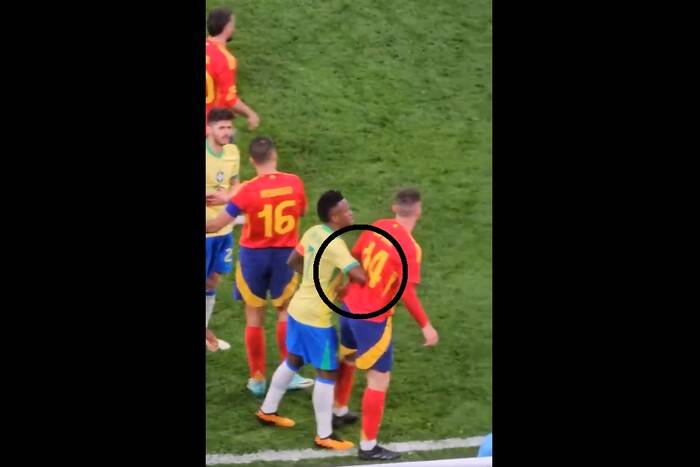Vinicius zaatakował reprezentanta Hiszpanii. Zadziwiające zachowanie gwiazdora Realu Madryt [WIDEO]