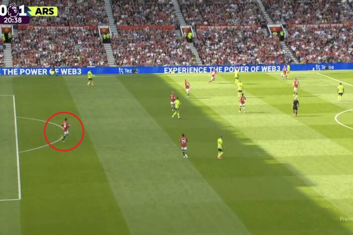 Koszmarne zachowanie gwiazdy Manchesteru United. Prezent dla Arsenalu [WIDEO]