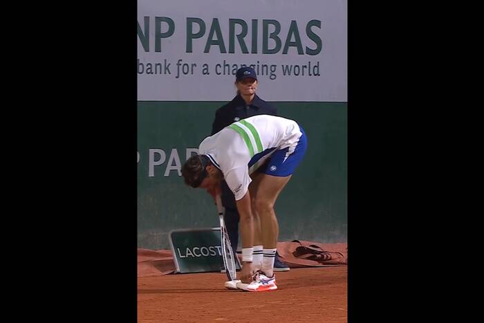 Najgłupsza kontuzja w historii? Absurd na French Open [WIDEO]