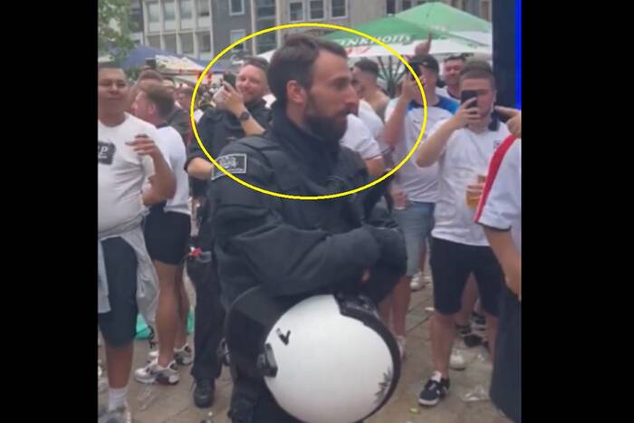 Southgate jako... niemiecki policjant. Film hitem internetu [WIDEO]