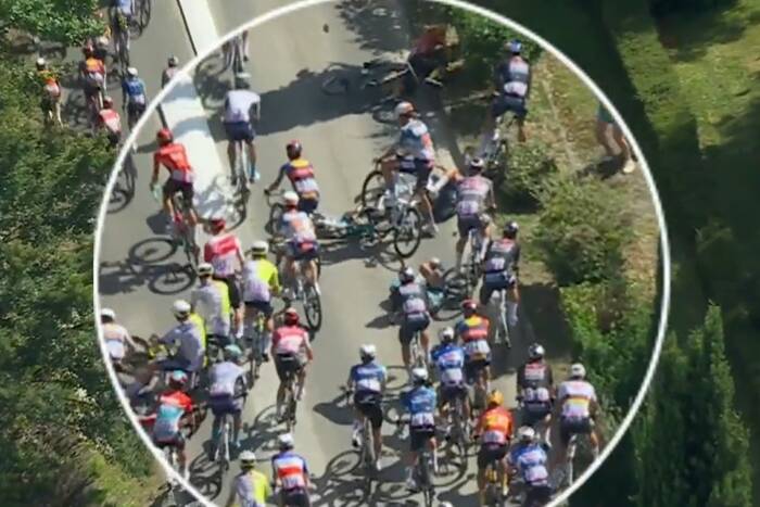 Dramat znanego kolarza. Przez kraksę nie wygra Tour de France [WIDEO]