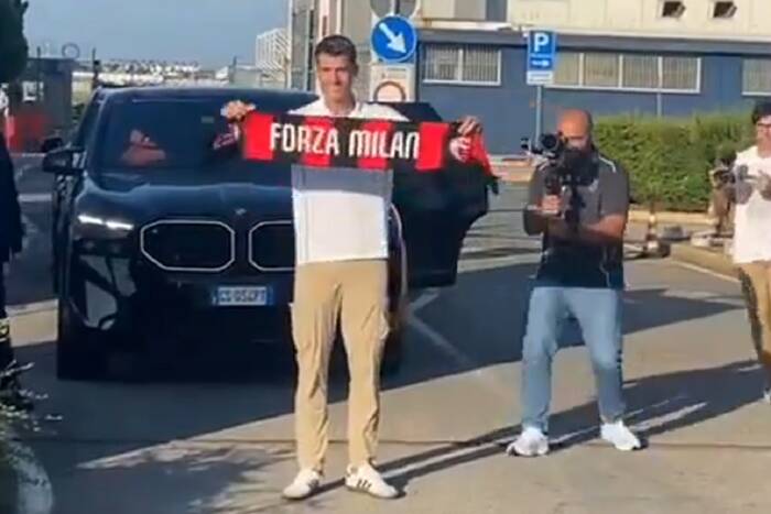 Morata przybył do Mediolanu. Został gorąco powitany [WIDEO]