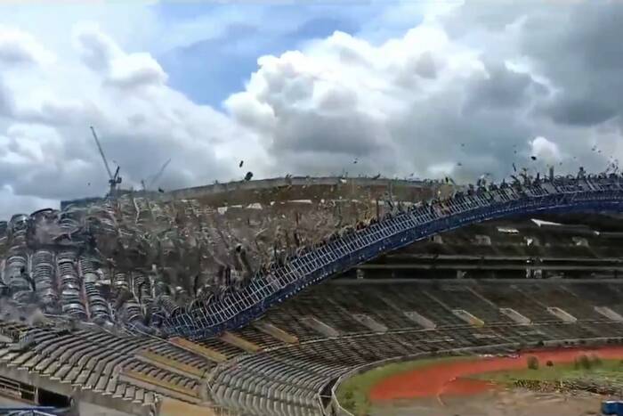 Czołowy stadion świata wyburzony. Niesamowite nagranie [WIDEO]