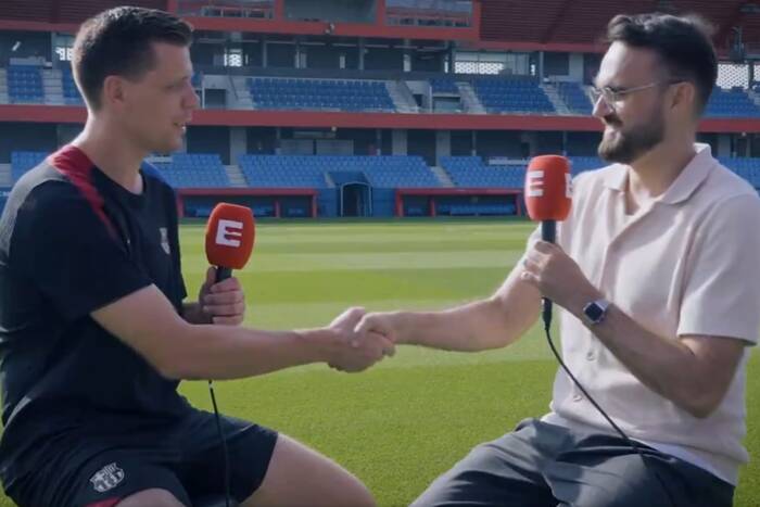 Szczęsny założył się ze Święcickim. Poszło o Lewandowskiego i Pajor [WIDEO]