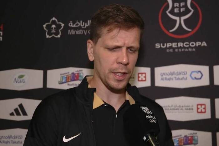 "Jestem bardzo szczęśliwy". Szczęsny zabrał głos po meczu Barcelony [WIDEO]