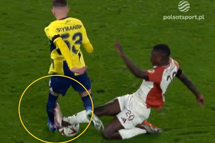 Rozczarowujący występ Fenerbahce. Brutalny faul na Szymańskim [WIDEO]