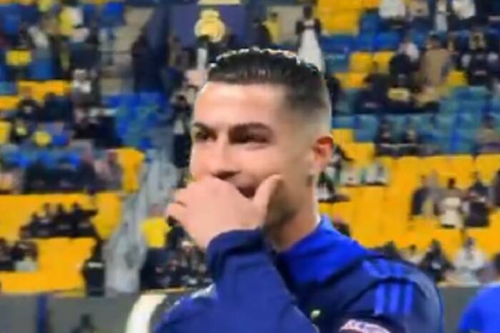 Ronaldo spotkał swojego sobowtóra. Tak zareagował [WIDEO]