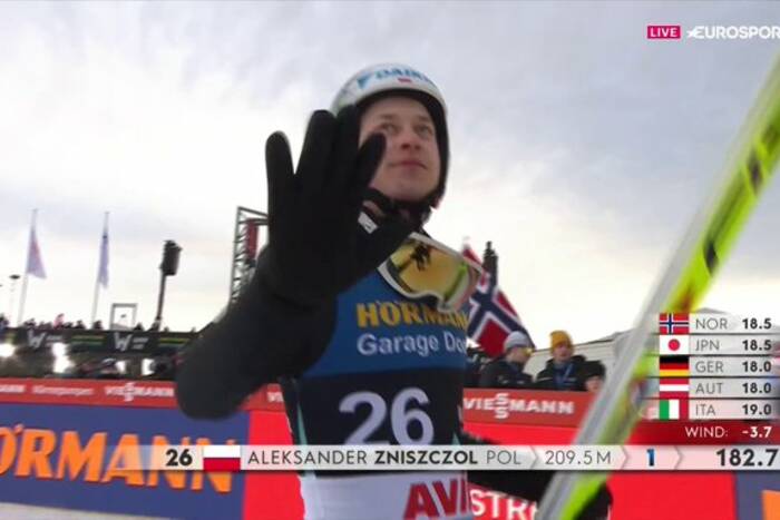 Brawo Zniszczoł. Jest TOP 10 przed finałem w Vikersund Brawo Zniszczoł. Jest TOP 10 przed finałem w Vikersund