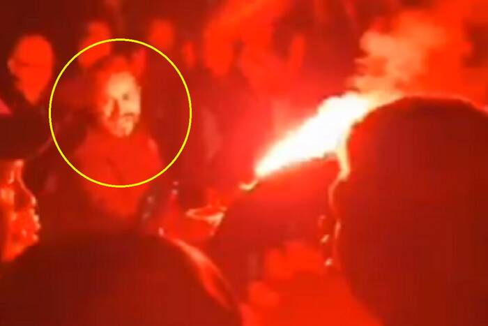 Była 4:00 rano. Znany trener przyłapany na ulicy z racą w ręku [ZDJĘCIE]