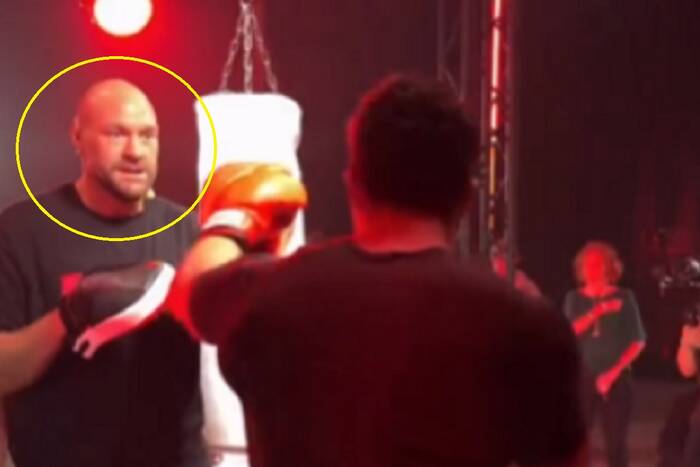 Fury przyleciał do Polski. Trenował gwiazdę freakfightów [WIDEO]