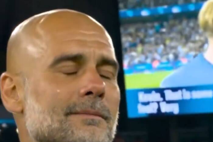 Guardiola nie krył wzruszenia. Tak zachował się podczas pożegnania De Bruyne [WIDEO]