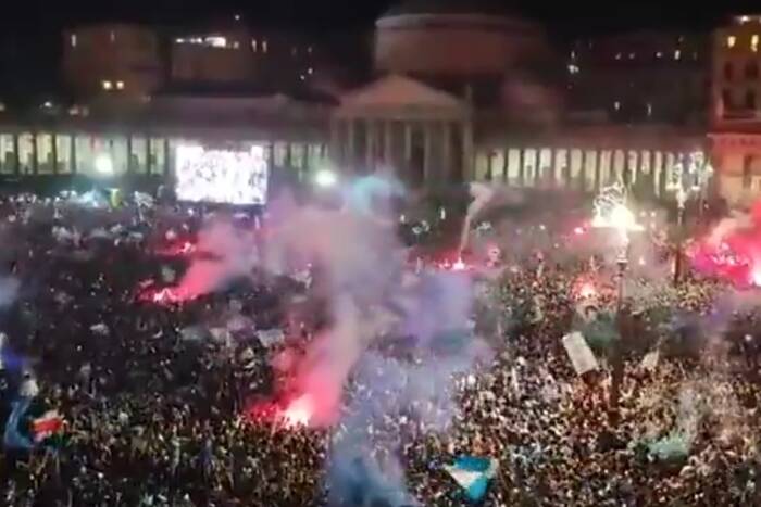 Tak świętowano w Neapolu. Obłęd! [WIDEO]