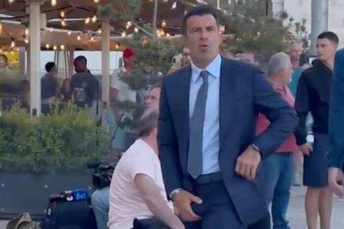 Figo skonfrontował się z kibicem Barcelony. Nie do wiary, co zrobił [WIDEO]