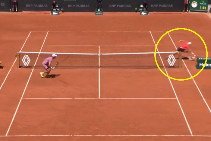Kosmiczny punkt na Roland Garros. Zagranie turnieju! [WIDEO]