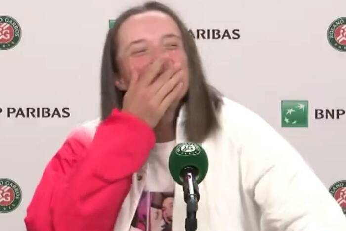 Świątek rozbroiła wszystkich. Sama nie mogła wytrzymać ze śmiechu [WIDEO]