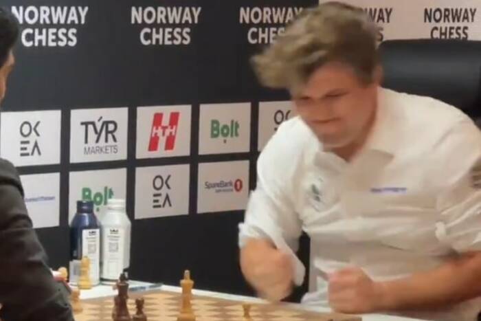 Carlsen chyba oszalał. Tego się po nim nie spodziewali [WIDEO]