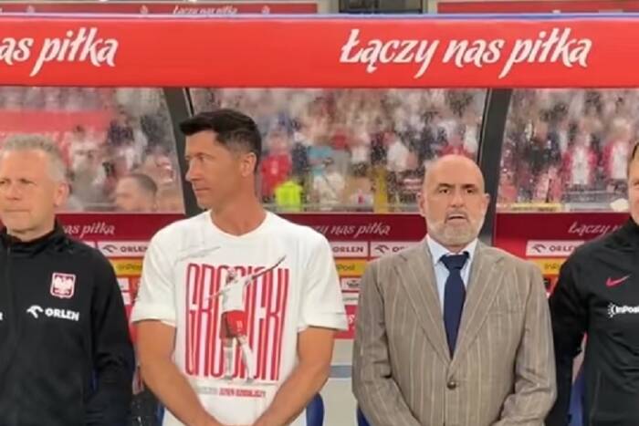 Prorocze nagranie? Lewandowski i Probierz nawet na siebie nie spojrzeli [WIDEO]