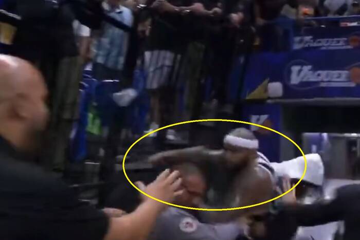 Weteran NBA ruszył na kibiców. Kompletnie stracił głowę [WIDEO]