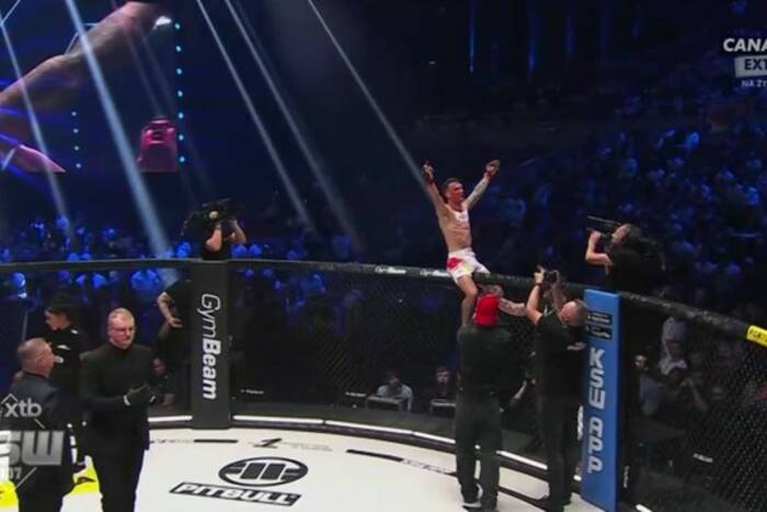 Rewelacyjny triumf mistrza! Polak poskładał rywala na KSW [WIDEO]