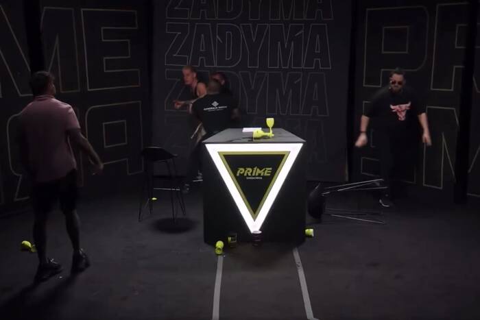 Furia "Taazy'ego" przed Prime MMA 13. Zdemolował studio! [WIDEO]