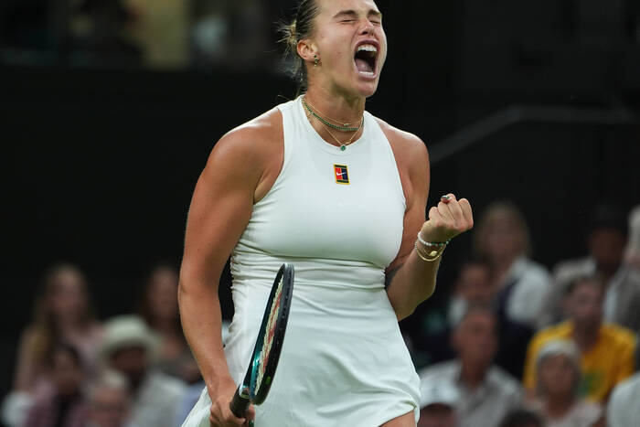 Sabalenka pokazała moc na Wimbledonie. Jasny przekaz dla rywalek [WIDEO]