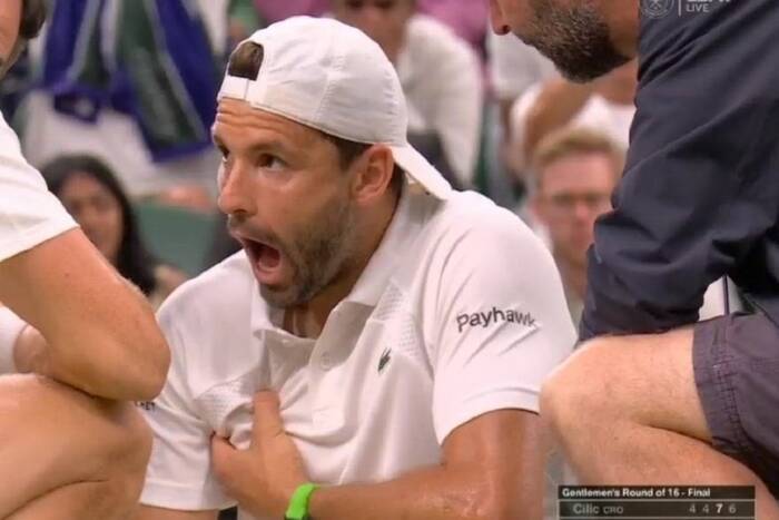 Prowadził 2:0 z Sinnerem i poddał mecz. Koszmar na Wimbledonie [WIDEO]