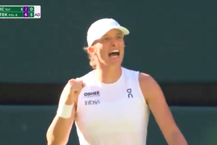 Iga Świątek w finale Wimbledonu! Koncert Polki w półfinale [WIDEO]
