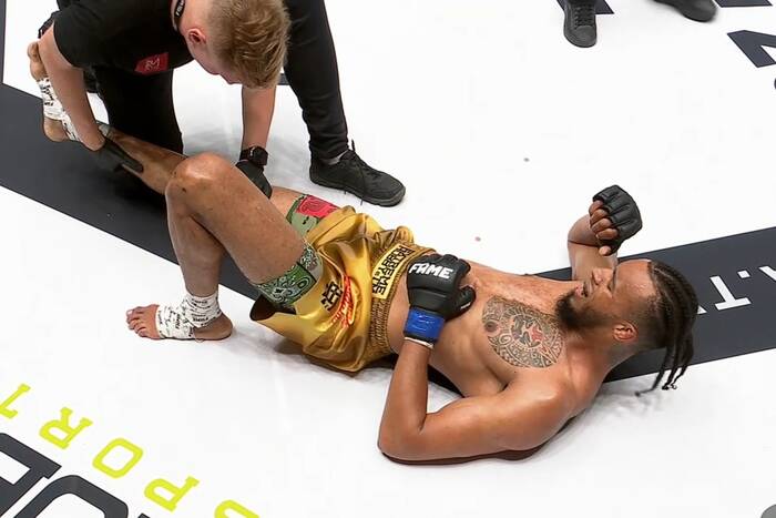 Fatalna kontuzja na Fame MMA. Gwiazda poza turniejem [WIDEO]