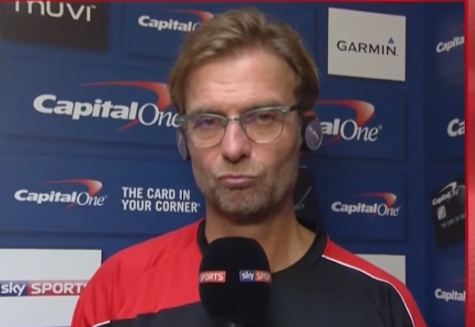 Klopp: Nie można grać ze smutną twarzą
