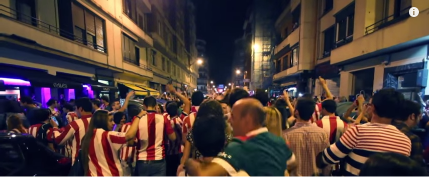 Szaleństwo w Bilbao, kibice świętują [video]