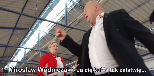 "Ja cię k...a załatwię". Podwójna dymisja w Ostrovii [video]