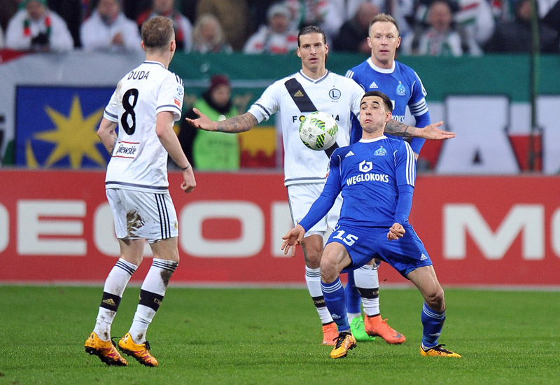 Tylko remis Legii w Chorzowie z Ruchem