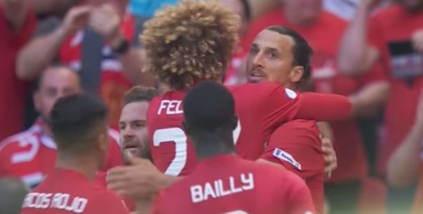 Zlatan jeńców nie bierze: Dwa gole Szweda dały zwycięstwo MU [VIDEO]