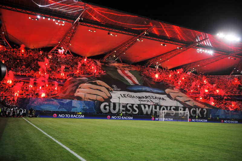 UEFA ukarała Legię. Mecz z Realem przy pustych trybunach!